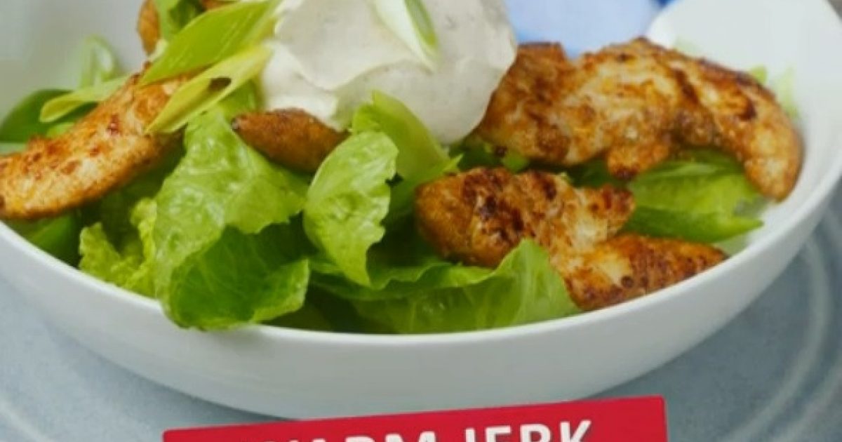 Grace Foods | Warm Jerk Chicken Strip Salad
