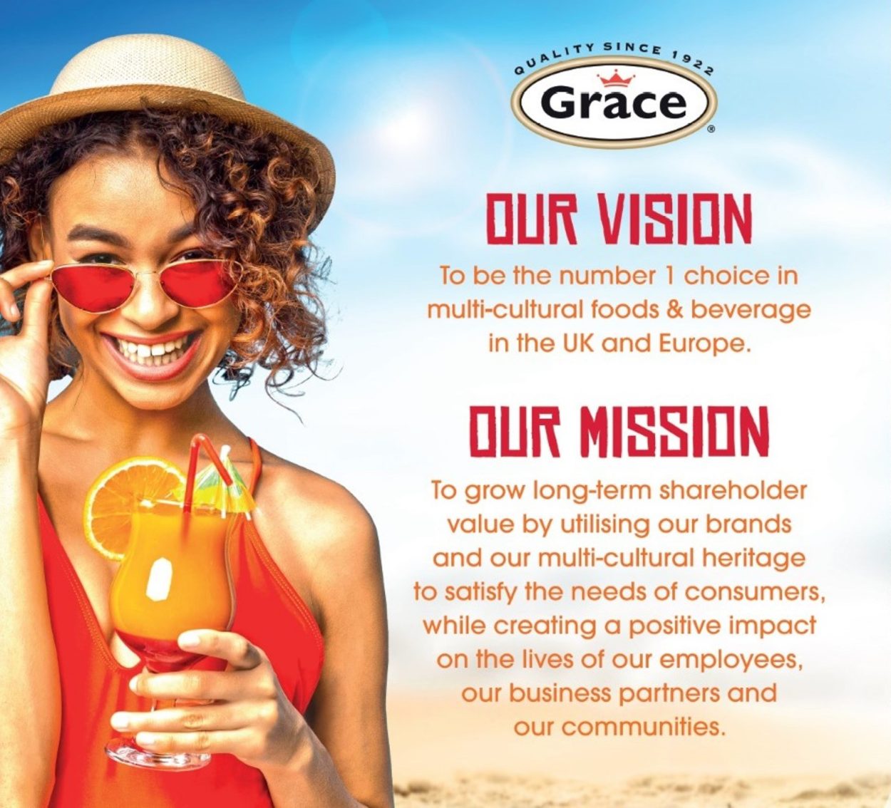 Our Company Vision, Our Mission and Our Core Values